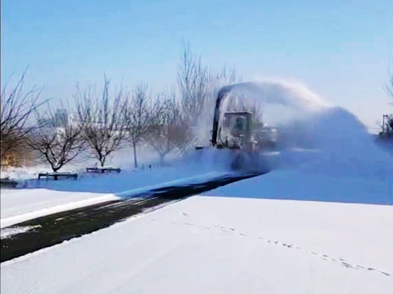 吉林地區拋雪機客戶使用案例