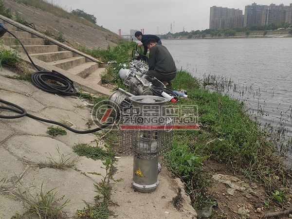 永磁高速軸流防洪抗洪抽水泵