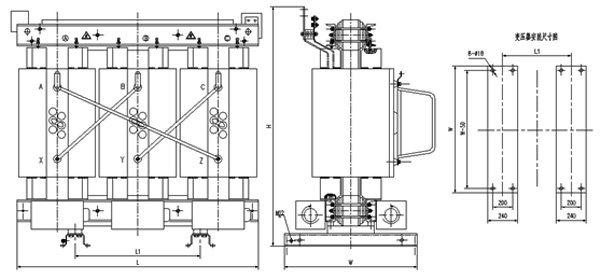 環氧樹脂澆注三相干式變壓器9 環氧樹脂澆注三相干式變壓器9